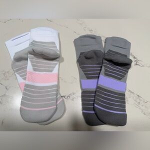 NEW 2 Pair Gonii Ankle Socks Quarter Athletic Socks Cushioned Hiking Running 6-9